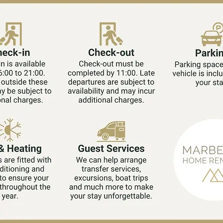 Marbella Home Rentals - Marina Banus, Puerto Banus, Cozy 2Br, Parking & Pool